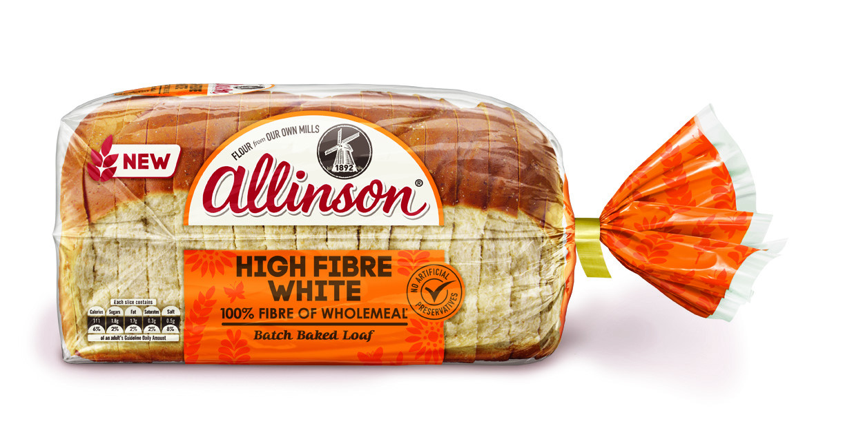 White Bread Fiber
 Allied Bakeries high fiber launch