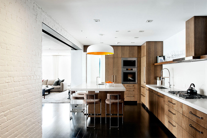 White Brick Kitchen
 22 Beautiful Kitchens with White Brick Walls