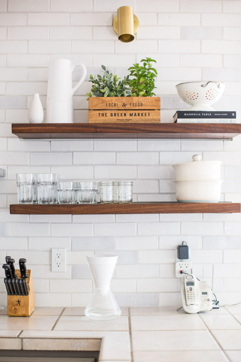 White Brick Kitchen
 Rustic White Brick Kitchen Backsplash