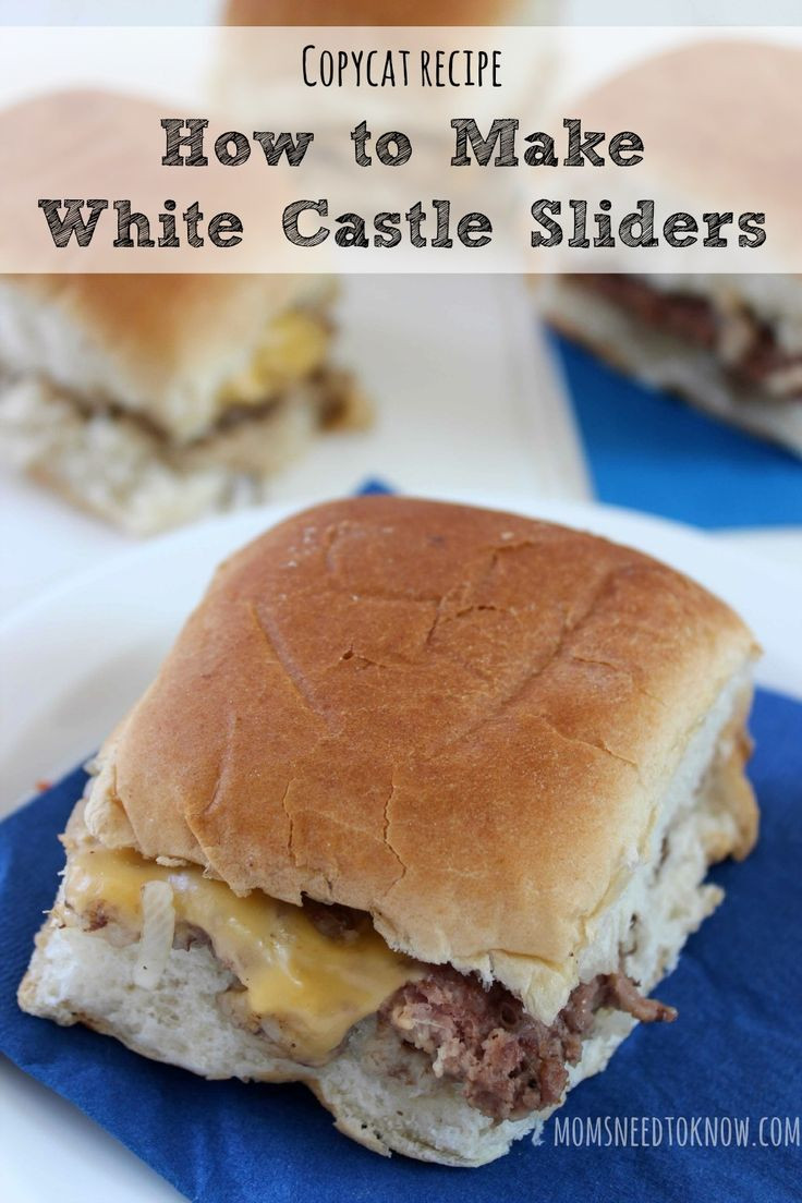 White Castle Dipping Sauces
 How To Make Copycat White Castle Sliders