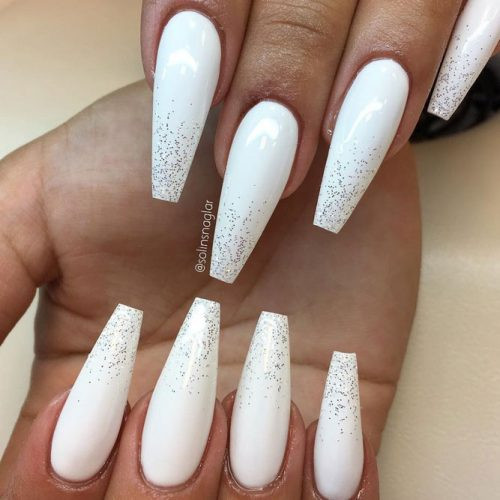 White Coffin Nail Designs
 The Most Stylish Ideas For White Coffin Nails Design