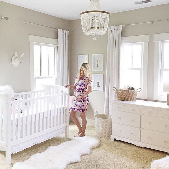 White Dressers For Baby Room
 This sweet mama is all ready for baby Loving this calm