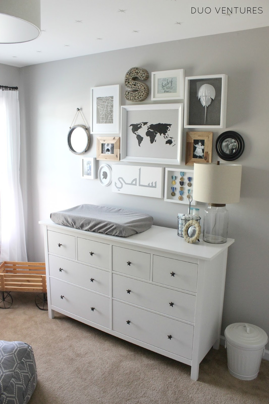 White Dressers For Baby Room
 Duo Ventures The Nursery Custom IKEA Hemnes Dresser