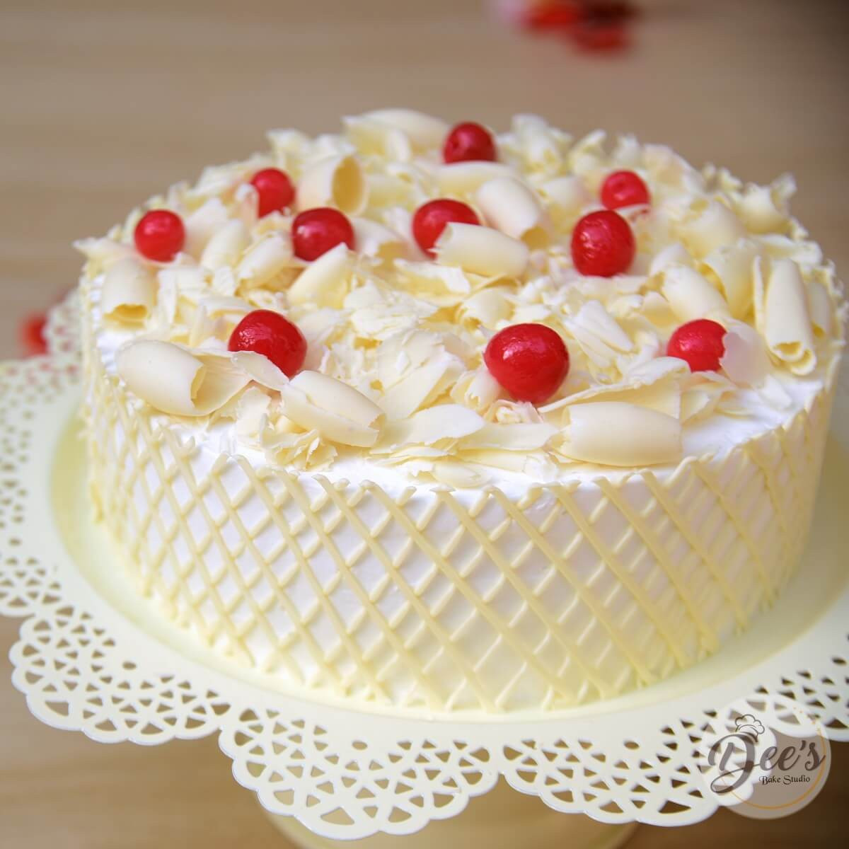 White Forest Cake
 White Forest Cake