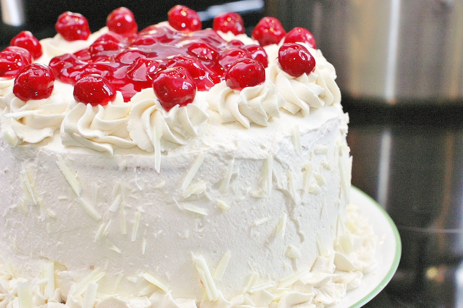 White Forest Cake
 In Michelle s Kitchen White Forest Cake