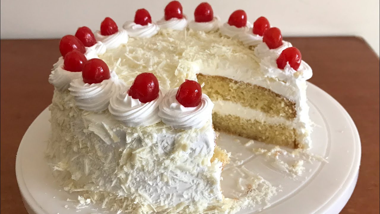 White Forest Cake
 White forest cake recipe