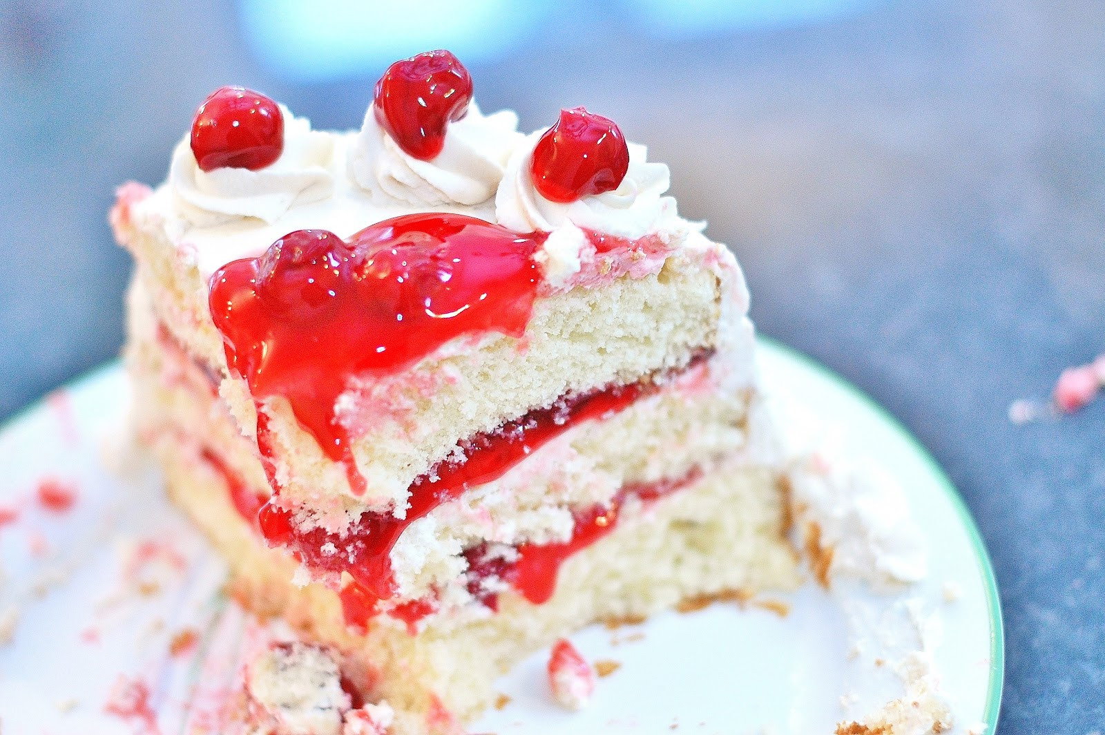 White Forest Cake
 In Michelle s Kitchen White Forest Cake