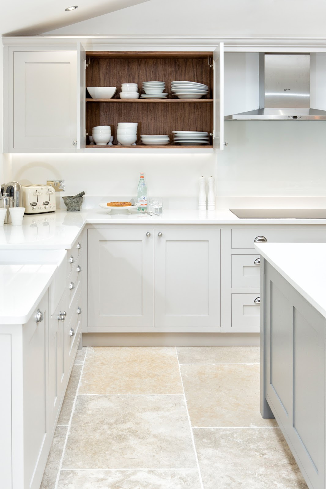 White Gray Kitchen
 Maple & Gray White & Grey Shaker Kitchen