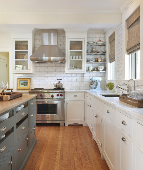 White Gray Kitchen
 Shades of Neutral Gray & White Kitchens — Choosing