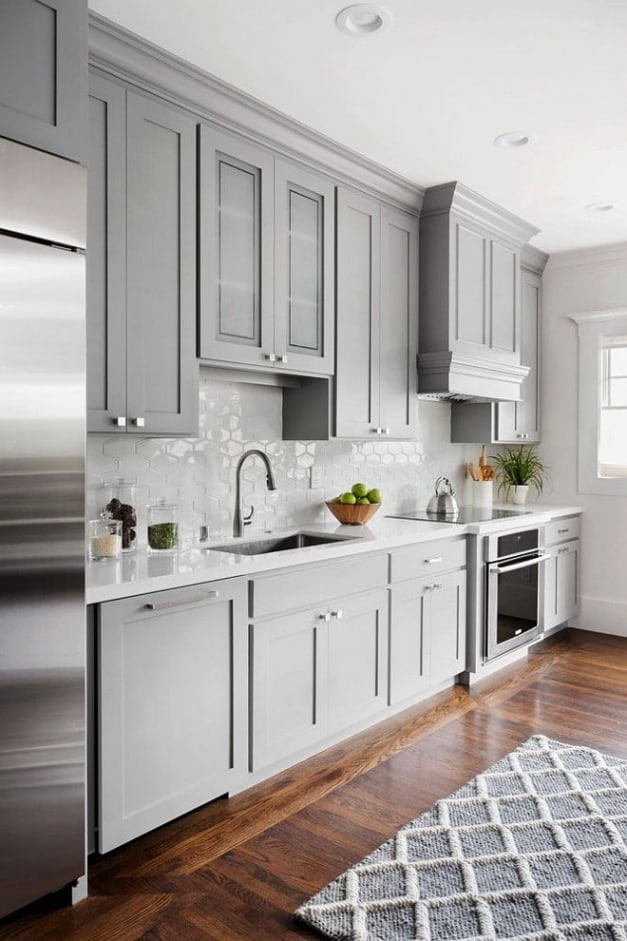 White Gray Kitchen
 These 15 Grey and White Kitchens Will Have You Swooning