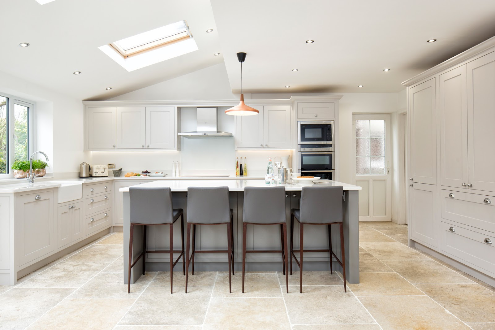 White Gray Kitchen
 Maple & Gray White & Grey Shaker Kitchen