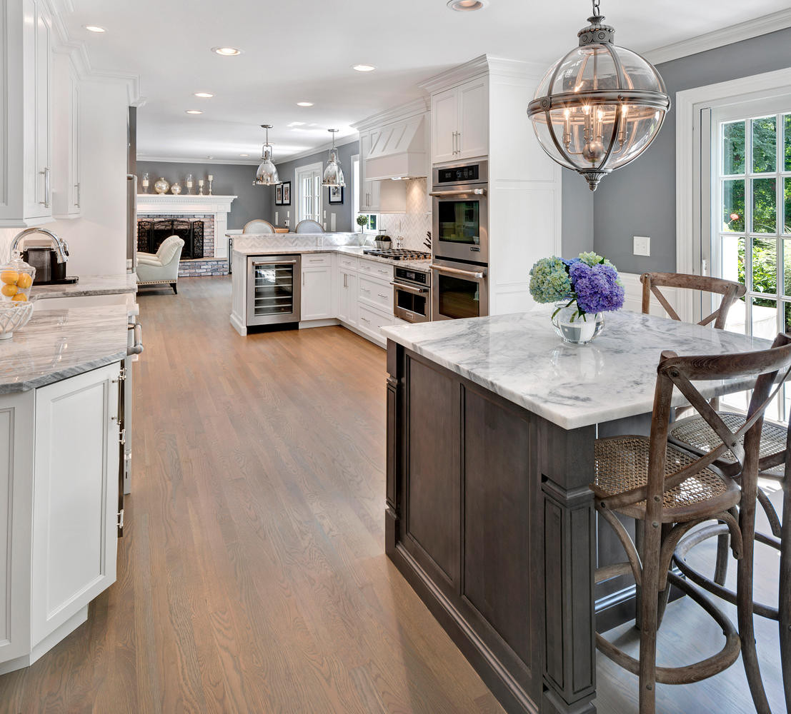 White Gray Kitchen
 Timeless Grey and White Kitchen Middletown New Jersey by