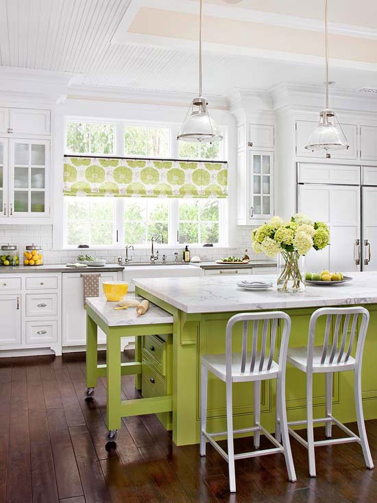 White Kitchen Accessories
 Modern Furniture 2013 White Kitchen Decorating Ideas from BHG