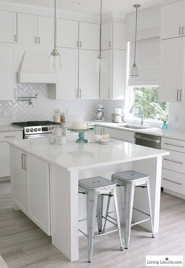 White Kitchen Accessories
 White Kitchen Reveal