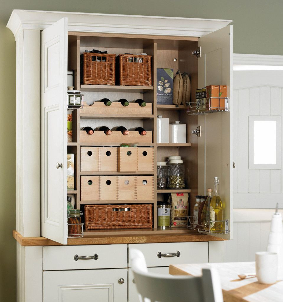 White Kitchen Pantry Freestanding
 Freestanding Pantry for a Perfect Kitchen