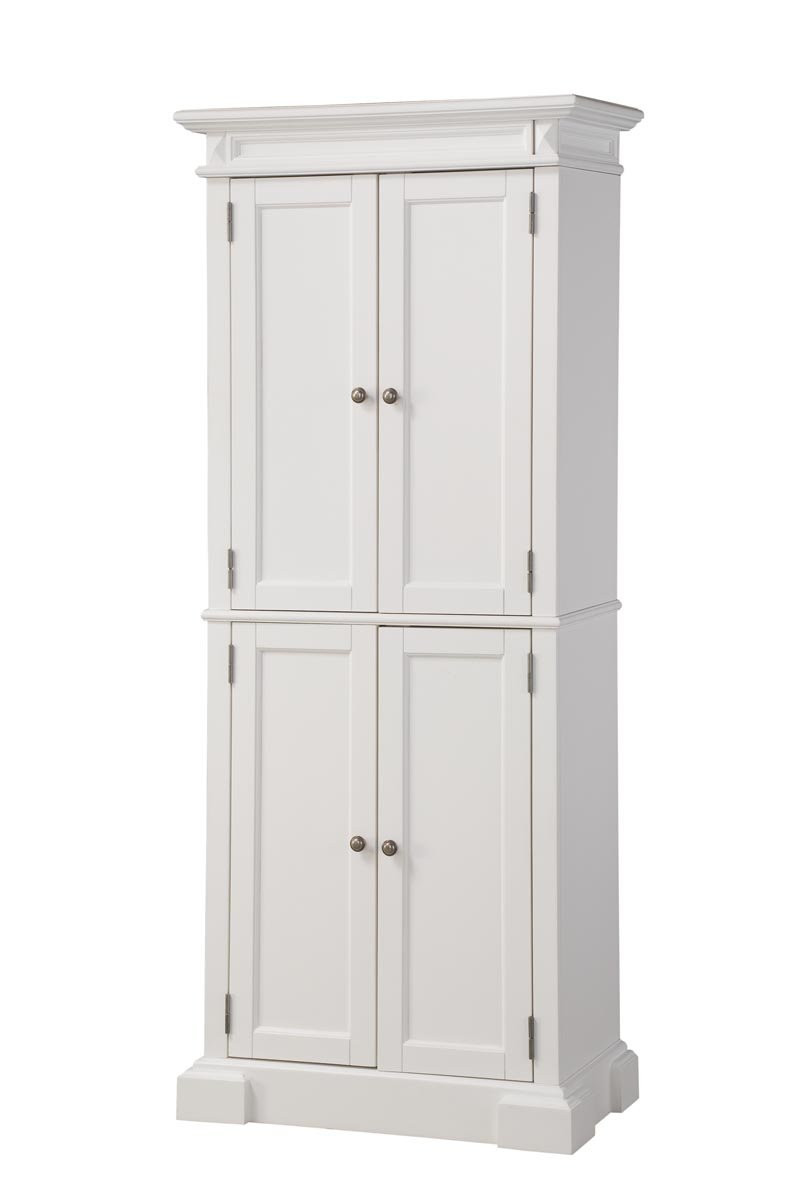 White Kitchen Pantry Freestanding
 Home Styles 5004 692 Americana Pantry Storage Cabinet