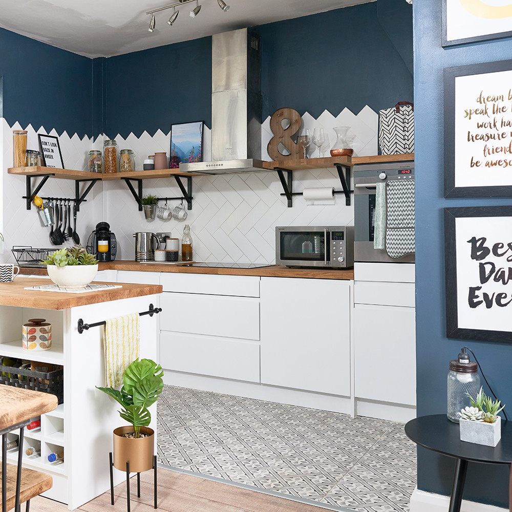 White Kitchen Tile
 Revealed How often we clean our kitchen appliances