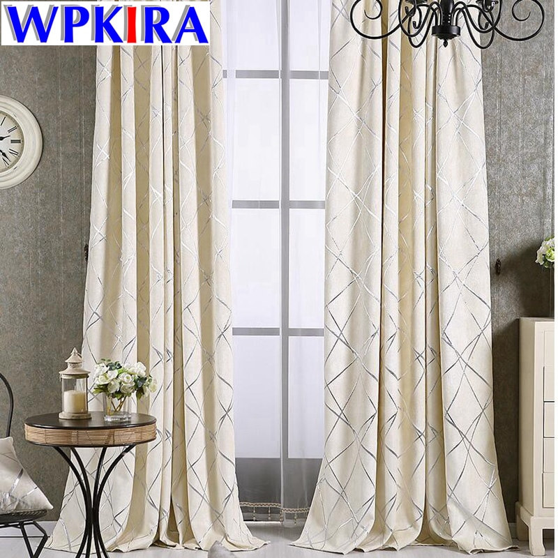 White Living Room Curtains
 Luxury Damask European Window Treatment Elegant Thick