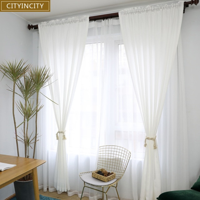 White Living Room Curtains
 White Curtains For Bedroom Window