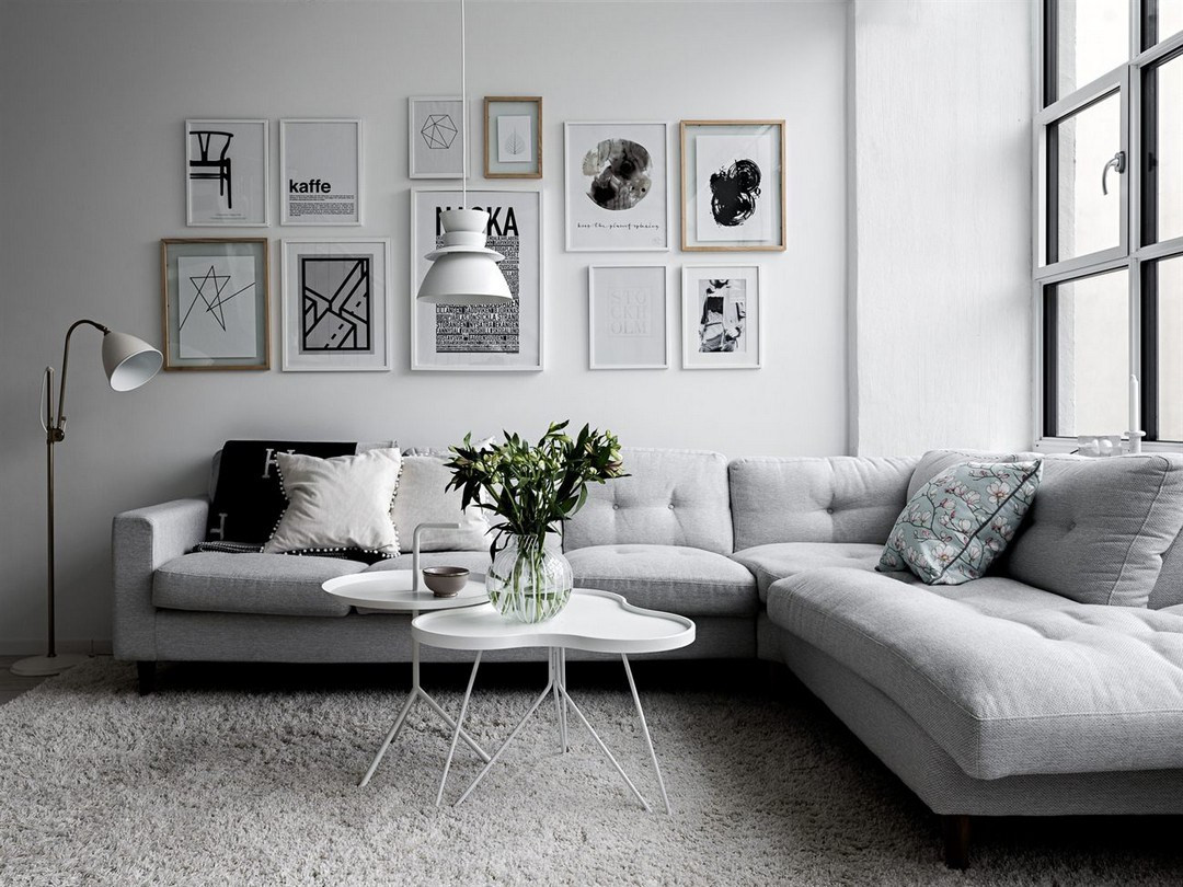 White Living Room Decor
 99 Beautiful White and Grey Living Room Interior