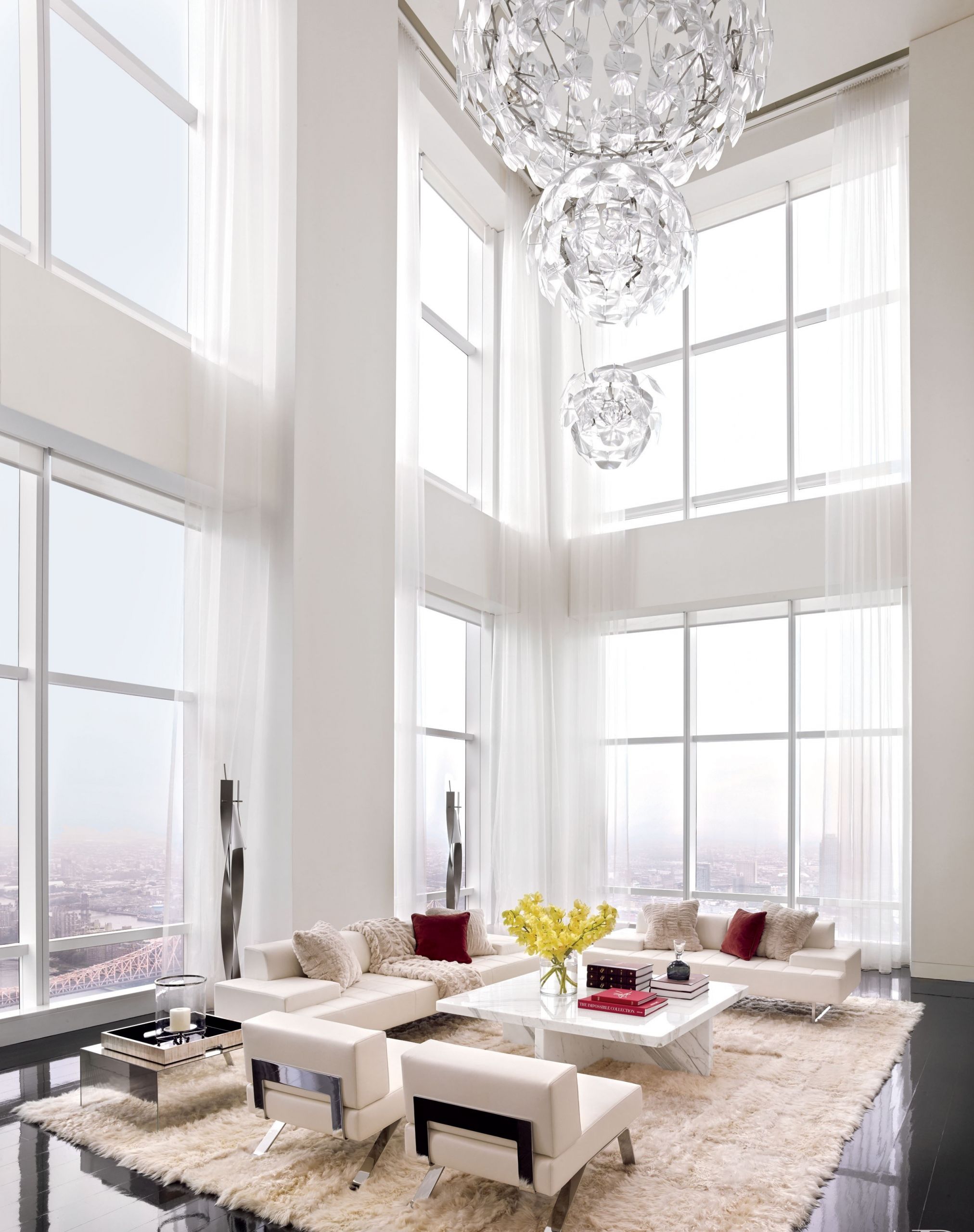 White Living Room Decor
 All White Living Room Design Ideas