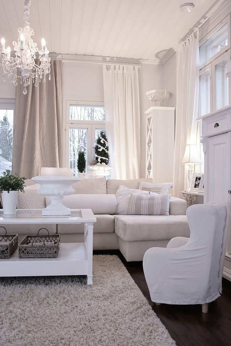 White Living Room Decor
 10 Home DéCor Tricks to Brighten up a Dark Room