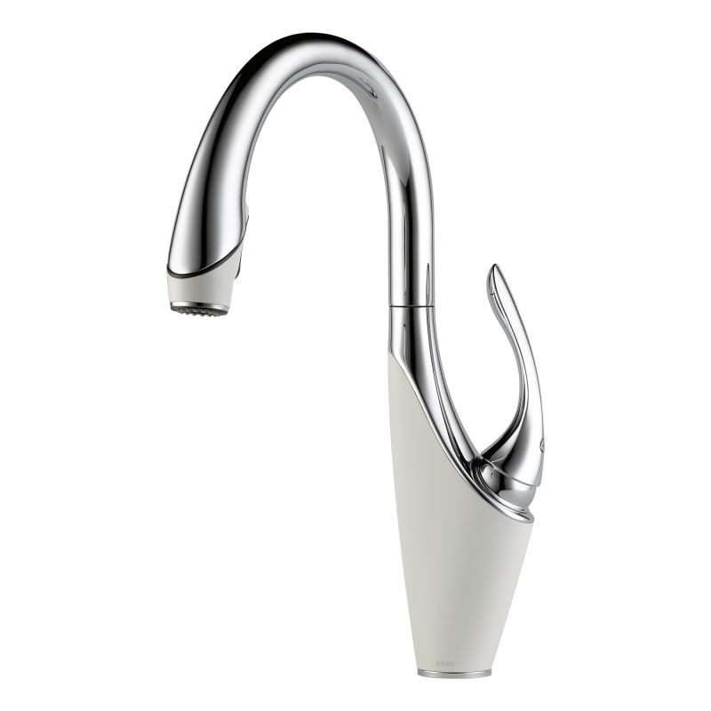 White Pull Down Kitchen Faucet
 Faucet