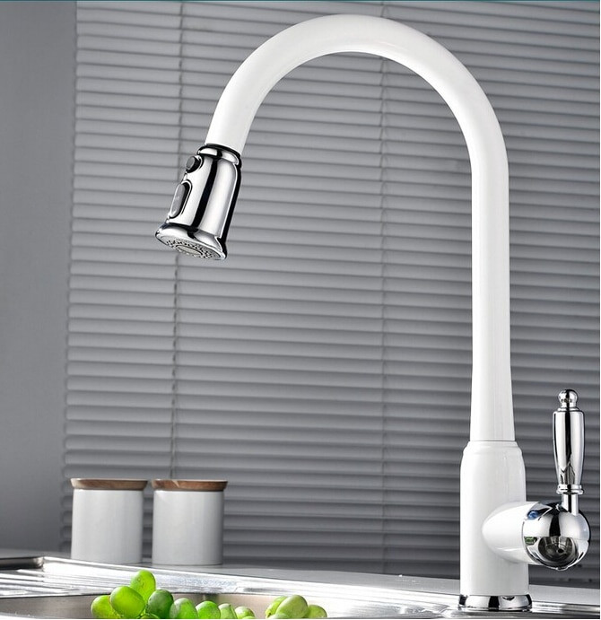 White Pull Down Kitchen Faucet
 Luxury White Pull Down Kitchen Faucet Wholesale New