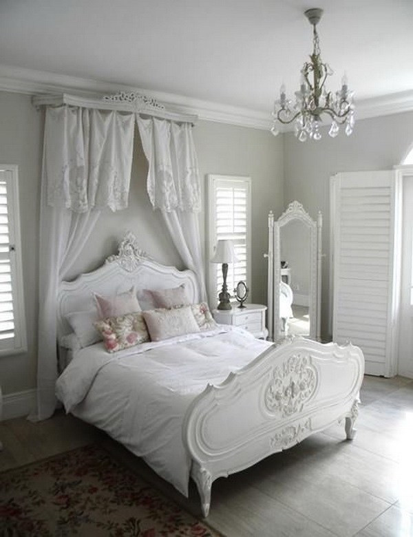 White Shabby Chic Bedroom
 33 Cute And Simple Shabby Chic Bedroom Decorating Ideas