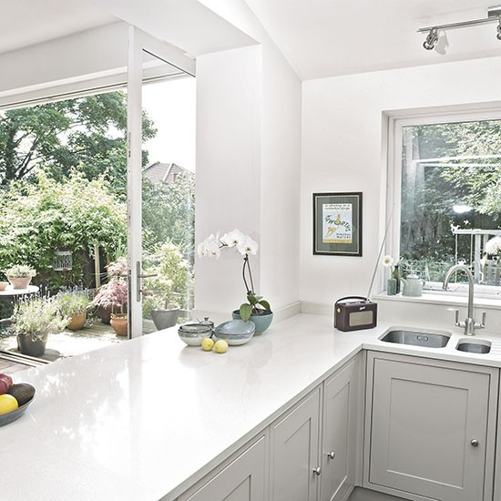 White Shaker Kitchen
 White Shaker style kitchen Decorating