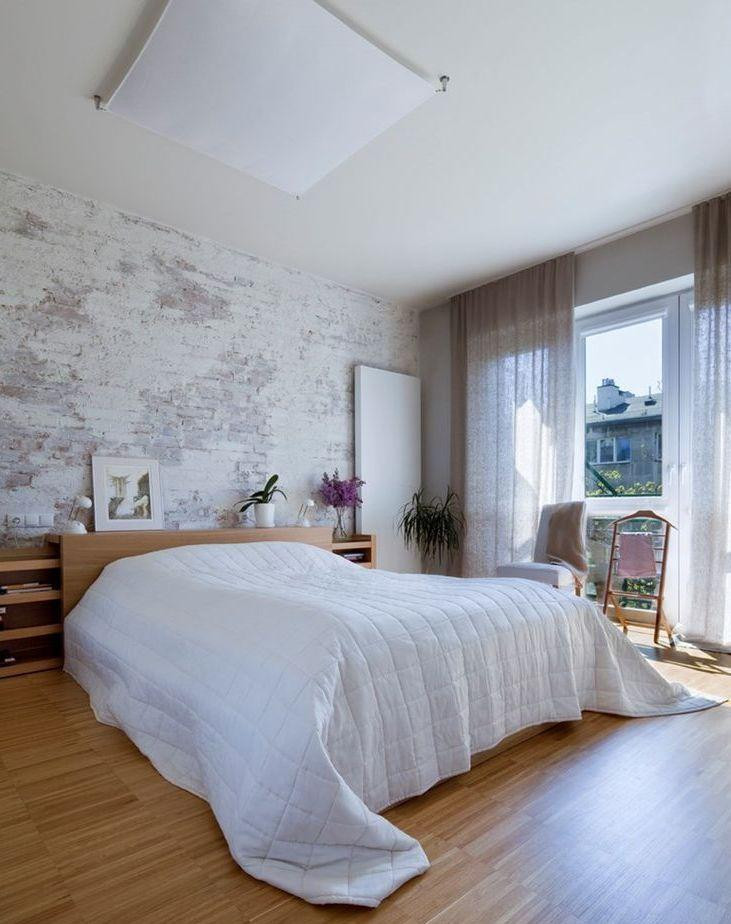 White Walled Bedroom
 White Brick Walls in 25 Contemporary Bedrooms Rilane