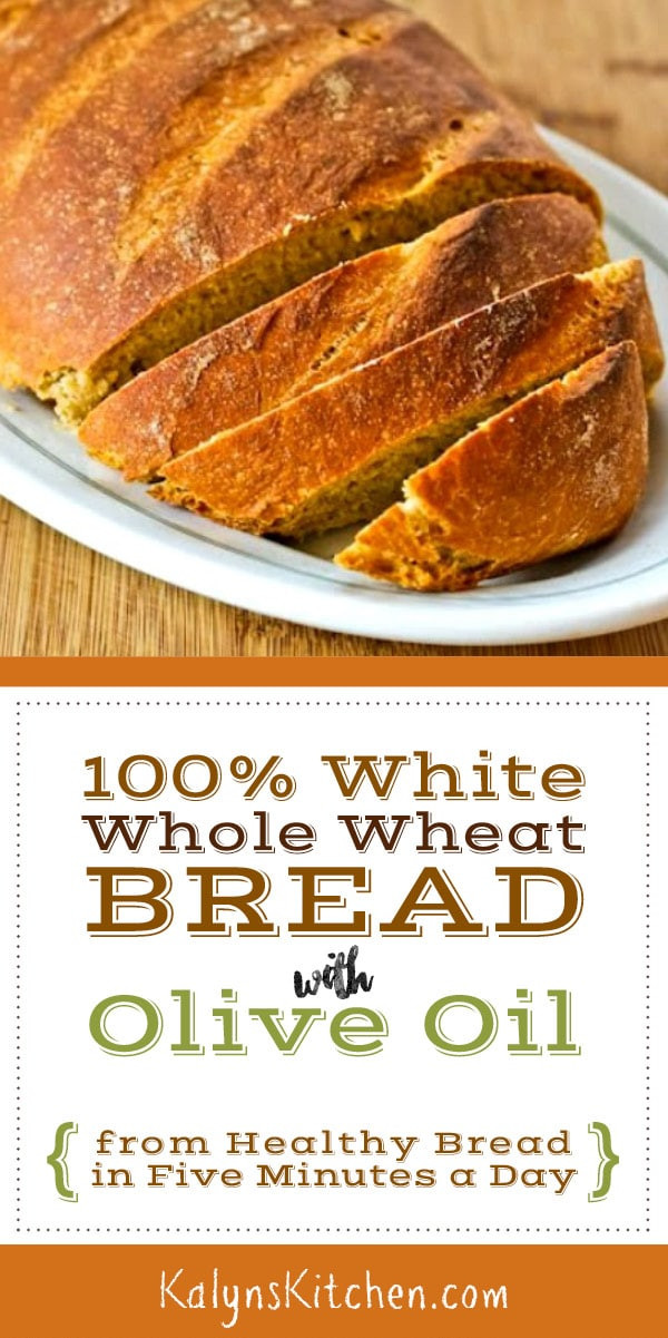 White Whole Wheat Bread Recipe
 White Whole Wheat Bread with Olive Oil Recipe