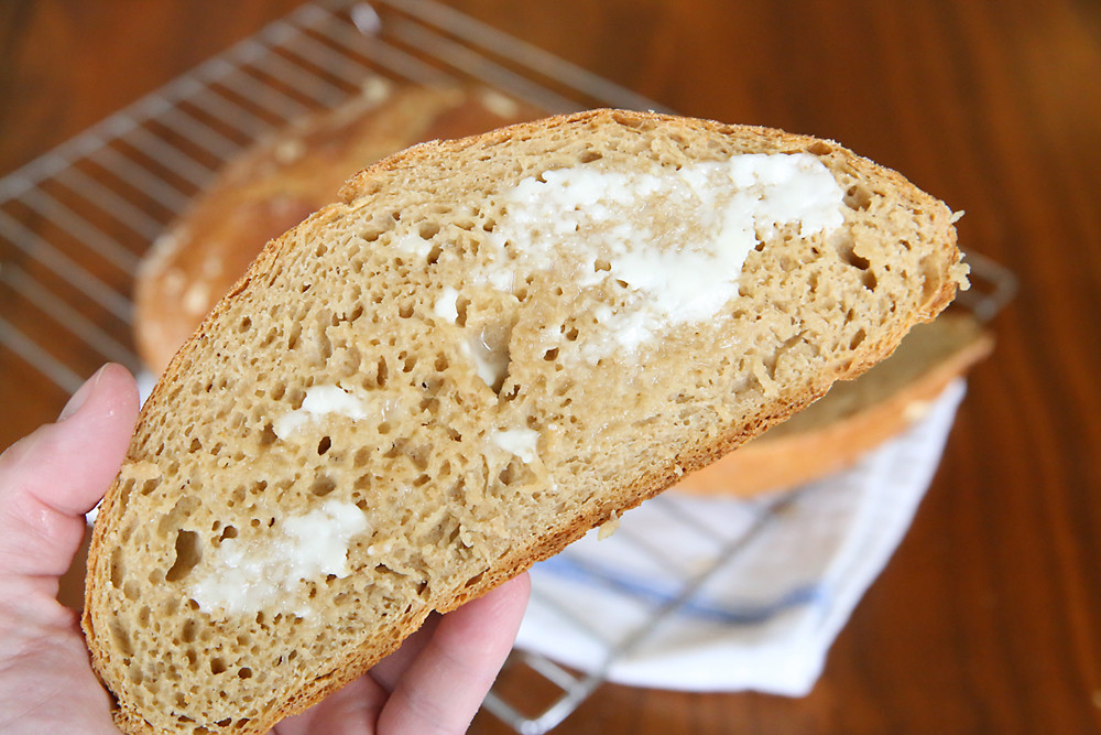 White Whole Wheat Bread Recipe
 whole wheat artisan bread easiest bread recipe ever It s Always Autumn