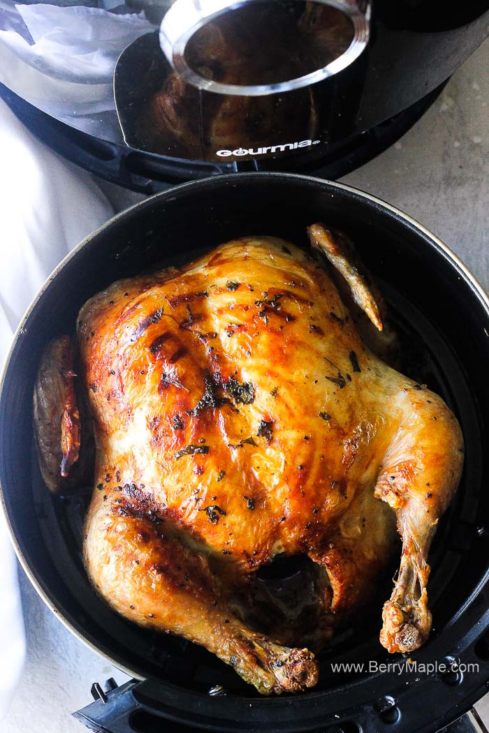 Whole Chicken In Air Fryer
 Air fryer rotisserie chicken Berry&Maple