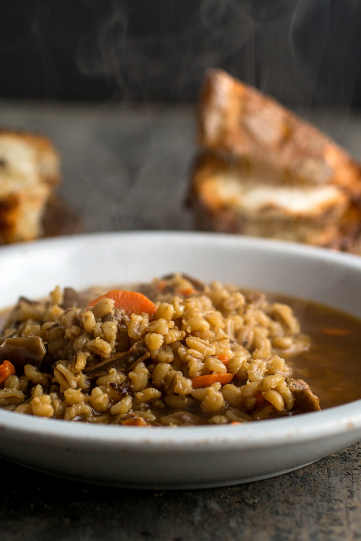 Whole Foods Mushroom Barley Soup
 Pin by Hilde Herbold on Cooking