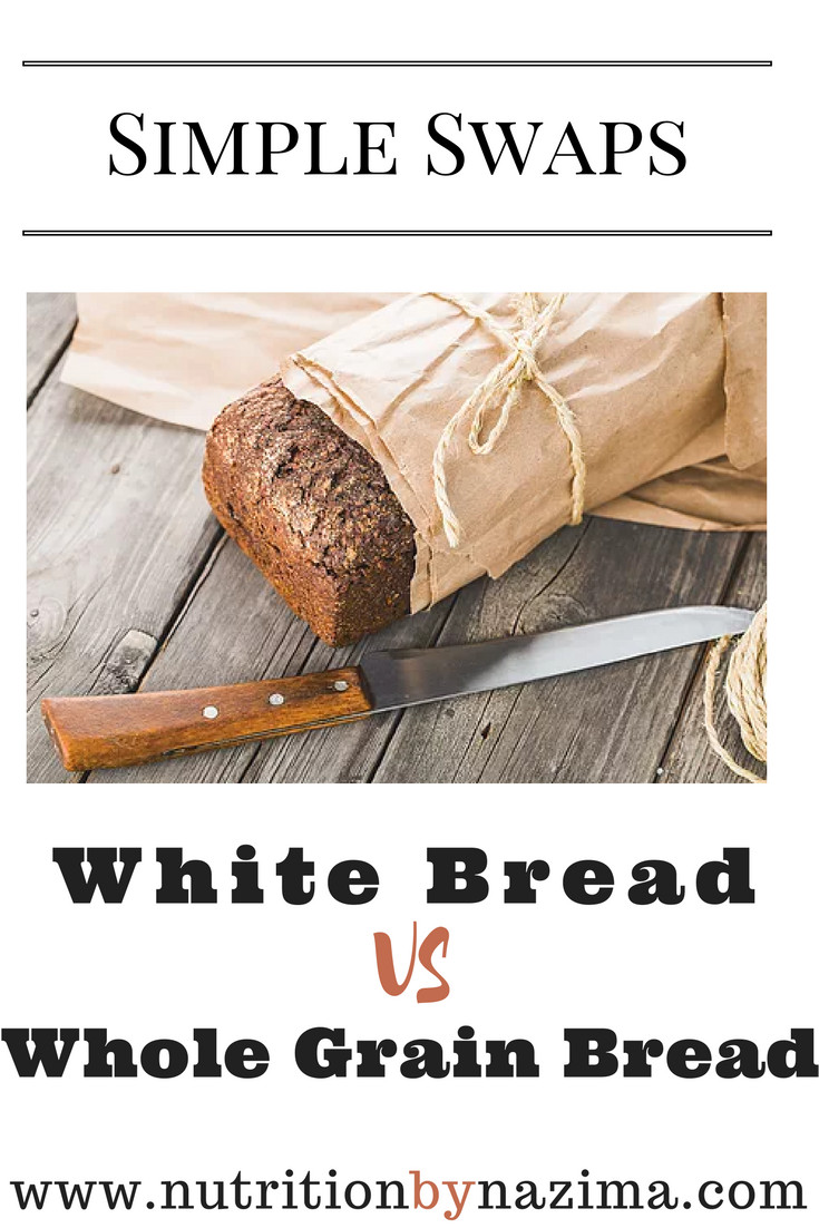 Whole Grain Bread Vs White Bread
 Healthy & Simple Swaps white bread vs whole grain bread