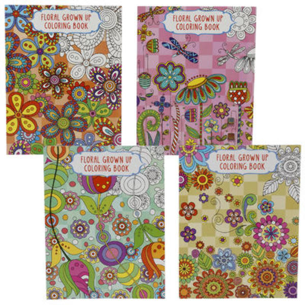 Wholesale Coloring Books For Adults
 Wholesale Floral Adult Coloring Book SKU DollarDays