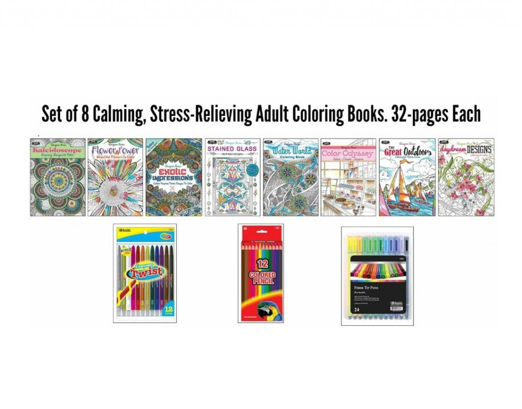 Wholesale Coloring Books For Adults
 Adult Coloring Book Wholesaler Mazer Wholesale