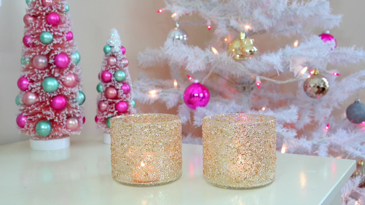 Winter Decorations DIY
 DIY Christmas Winter Room Decor Frosty Glitter Jars