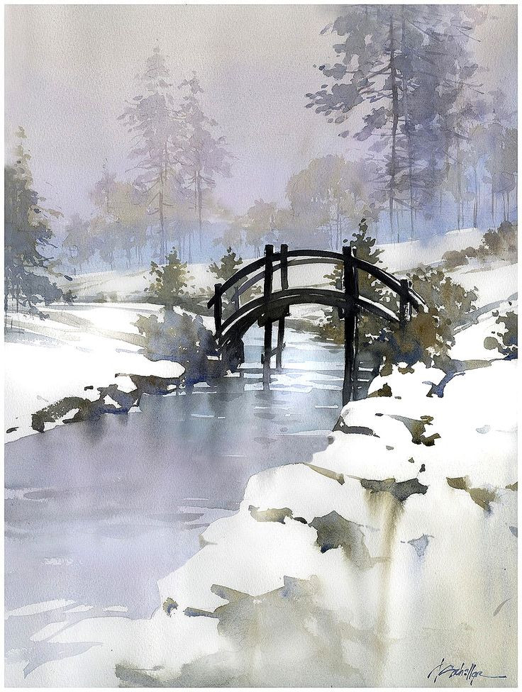 Winter Landscape Painting
 Heart warming Winter Landscapes That Will Melt The Chill