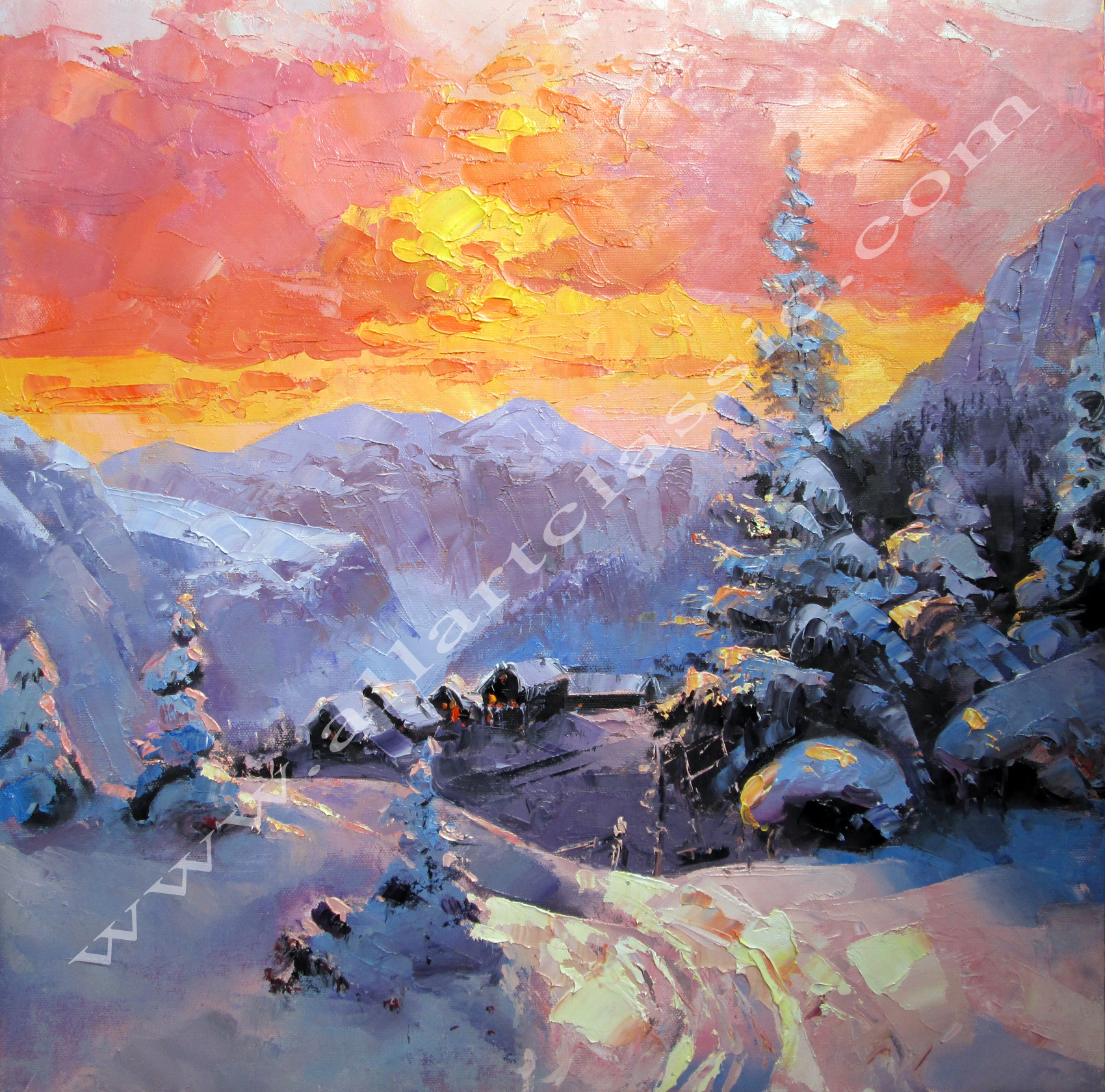 Winter Landscape Paintings
 Contemporary Art Paintings