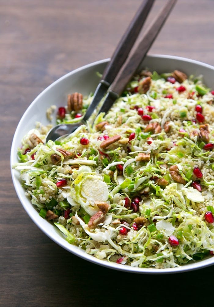 Winter Quinoa Salad
 Winter Quinoa Salad with Brussels Sprouts Pomegranate and
