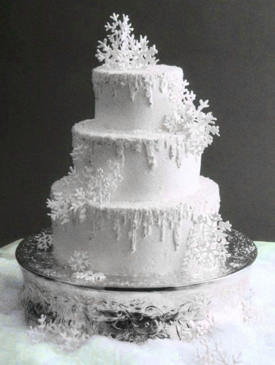 Winter Themed Wedding Cakes
 Winter Wedding Cakes We Love
