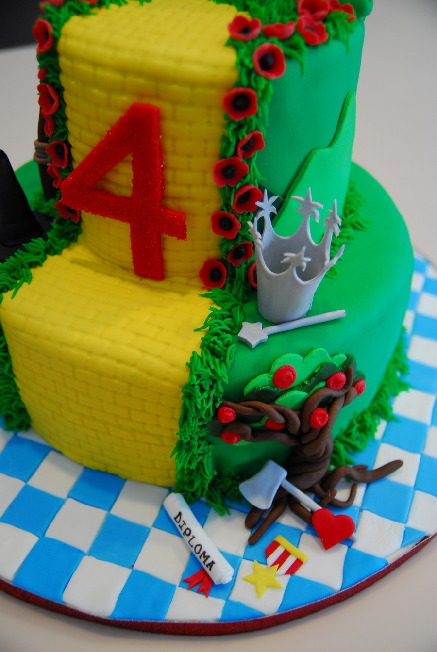 Wizard Of Oz Birthday Cake
 Wizard Oz Cake CakeCentral