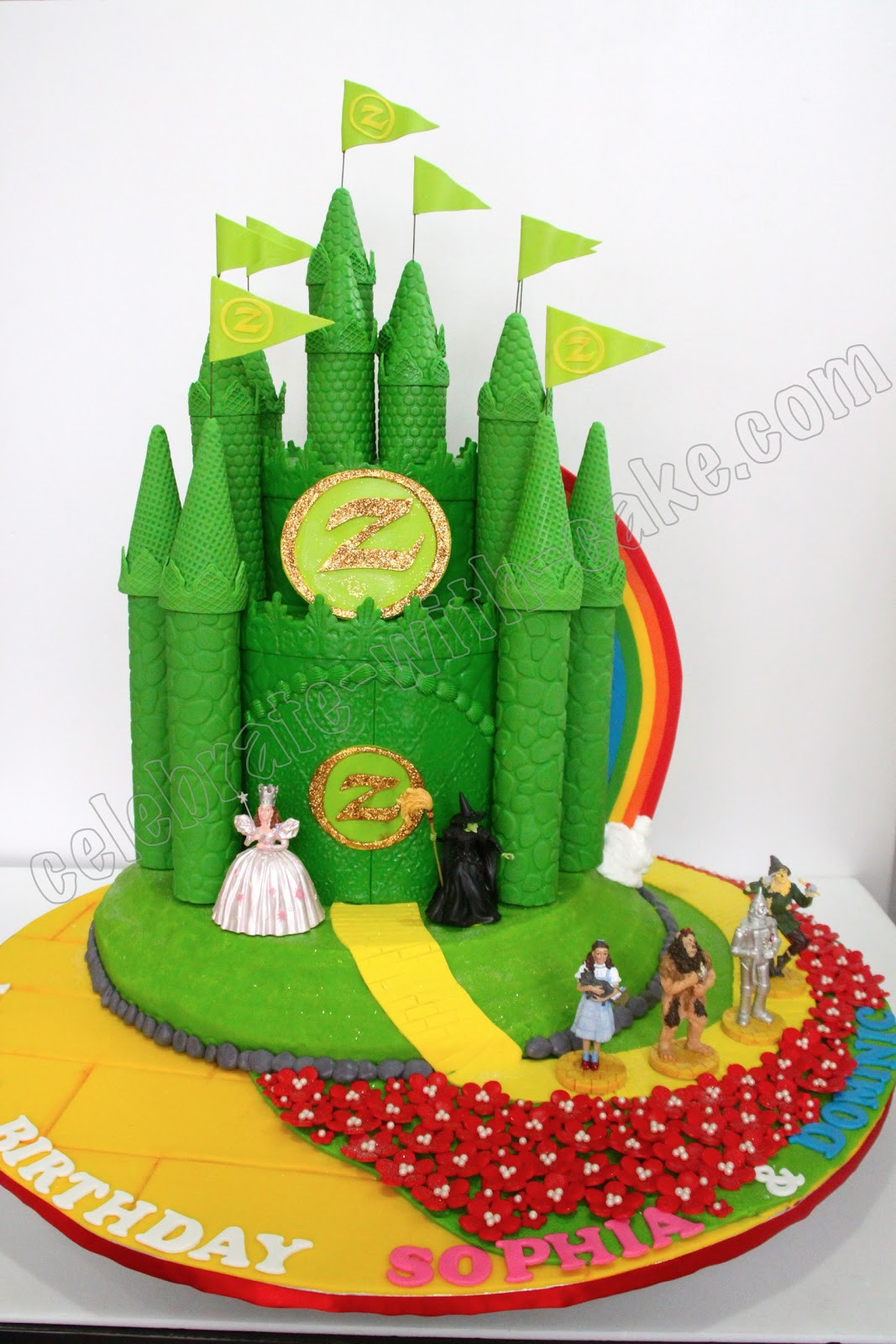 Wizard Of Oz Birthday Cake
 Celebrate with Cake Wizard of Oz Cake
