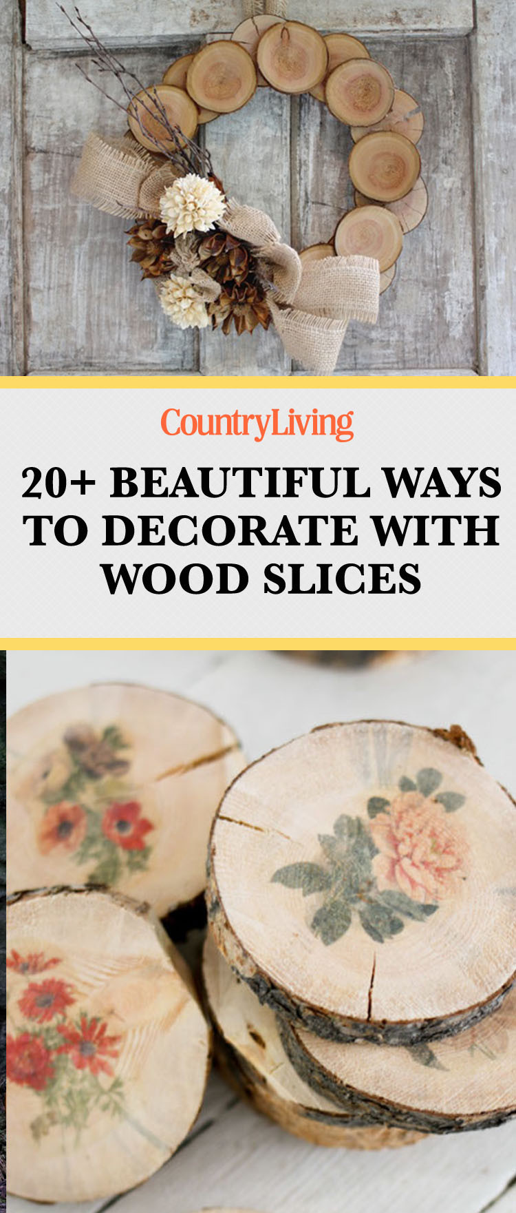 Wood Craft DIY
 20 Easy Wood Slice Crafts DIY Wood Slice Project Ideas