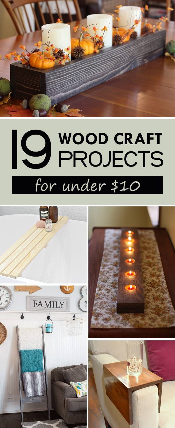 Wood Craft Ideas
 19 Easy Wood Craft Projects for Under $10