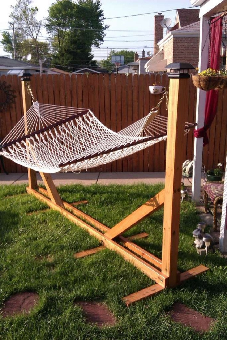 Wood Hammock Stand DIY
 Home Decore Ideas 2 – The WoW Style