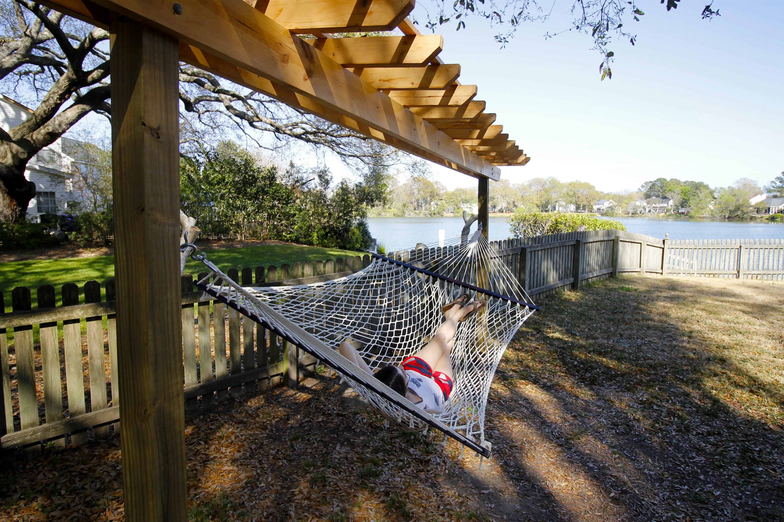 Wood Hammock Stand DIY
 DIY Wooden Hammock Stand • Charleston Crafted