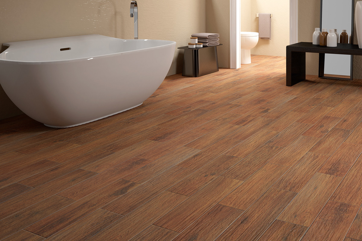Wood Look Tile Bathroom Floor
 Tile on Bathroom Floors Tile Lines
